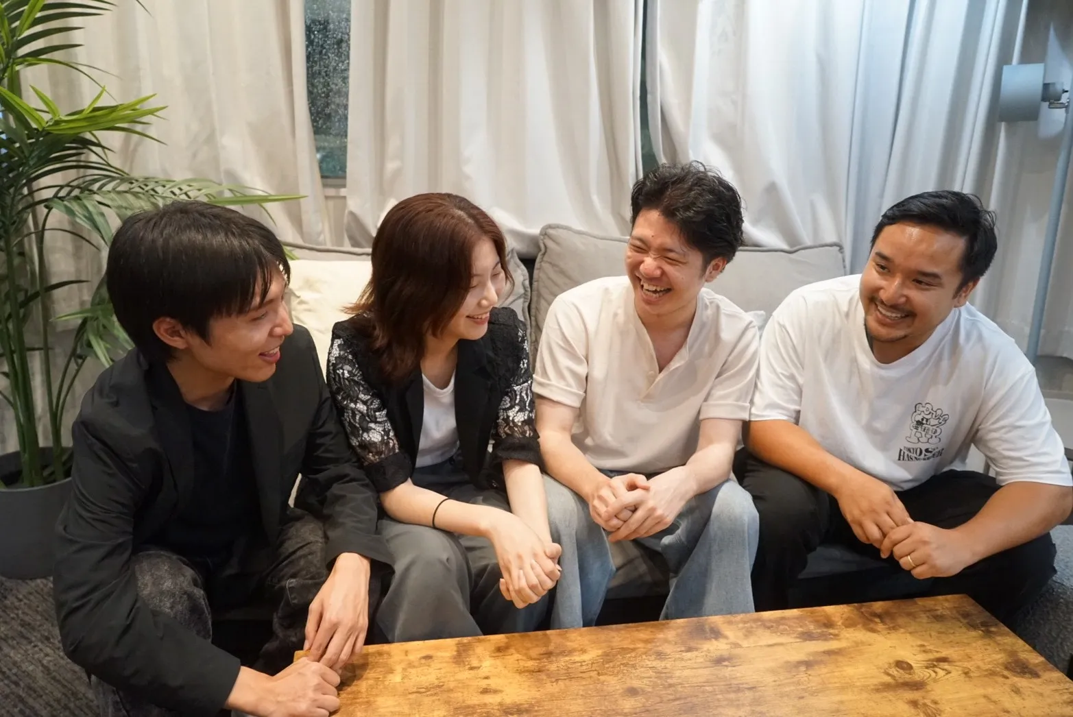 ソファでの会話