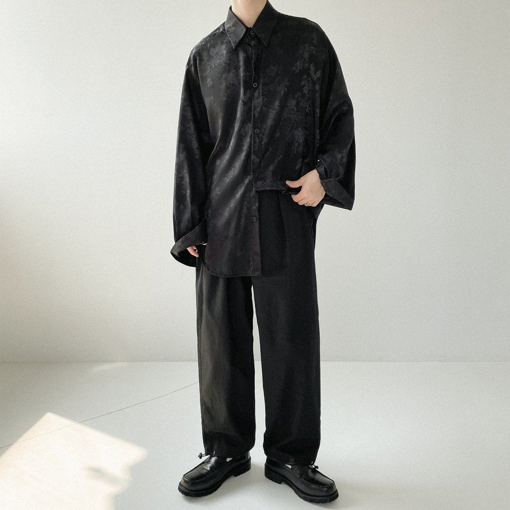 NOAHのサテン総柄シャツ na10955の画像7